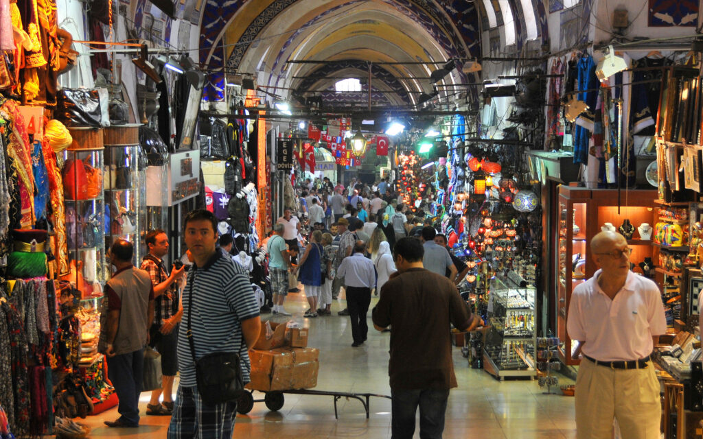 Grand Bazaar in Istanbul, turkey