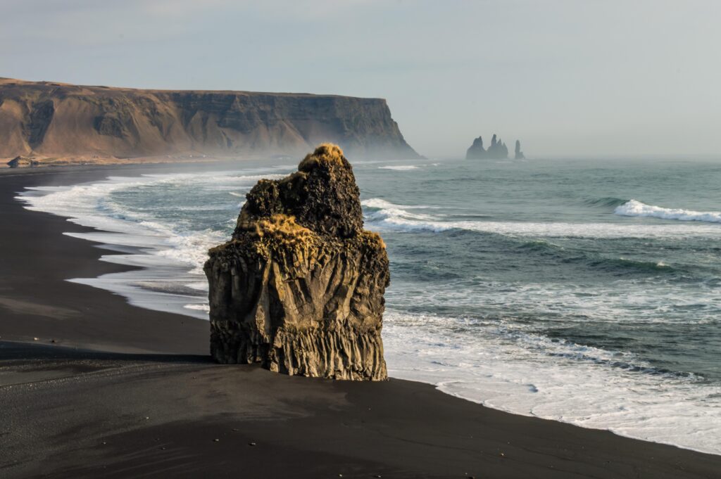 beach, cliff, rock, Top 10 Best Places To Visit In Iceland